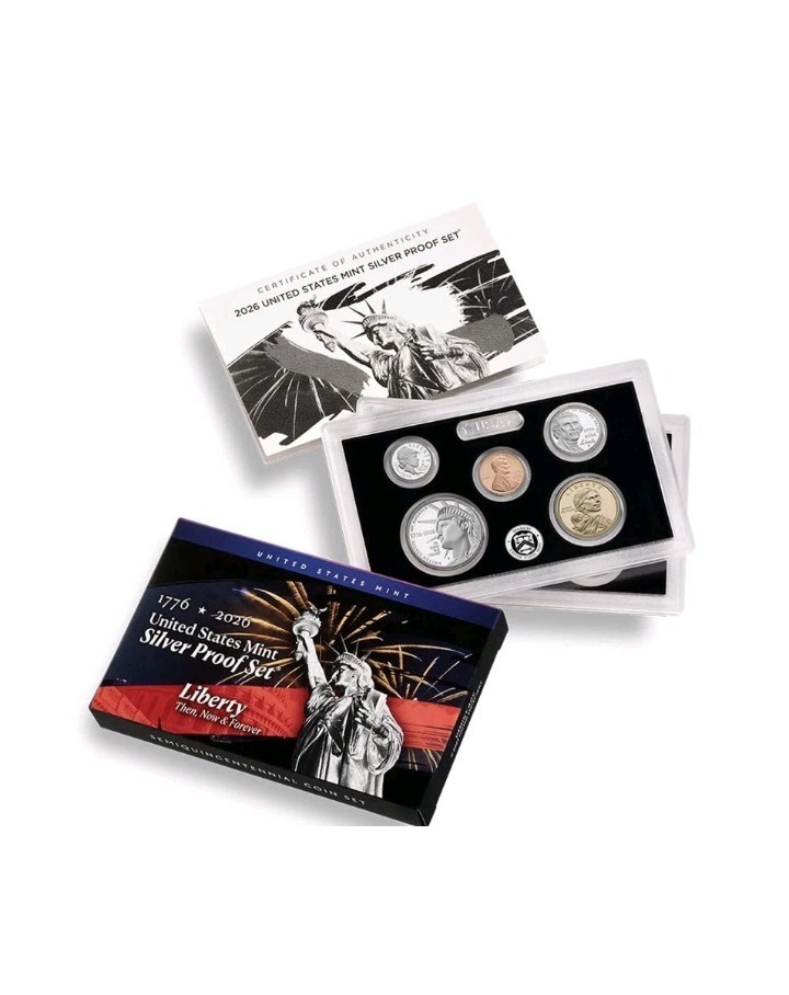 2 X 2026 S US Mint Semiquincentennial Silver Proof Sets (26RH) Unopened