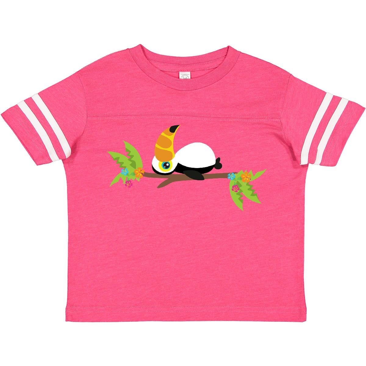 Inktastic Baby Toucan, Cute Toucan, Tropical Bird, Flowers Toddler T-Shirt Wild