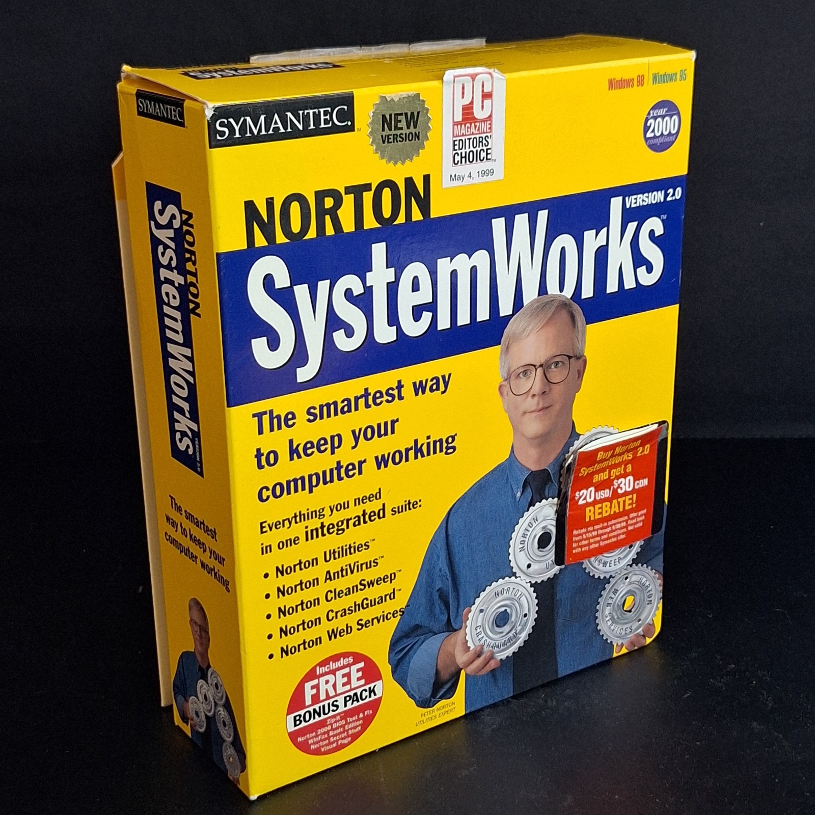 Symantec Norton SystemWorks Version 2.0 Standard Retail, Win95/Win98, Complete