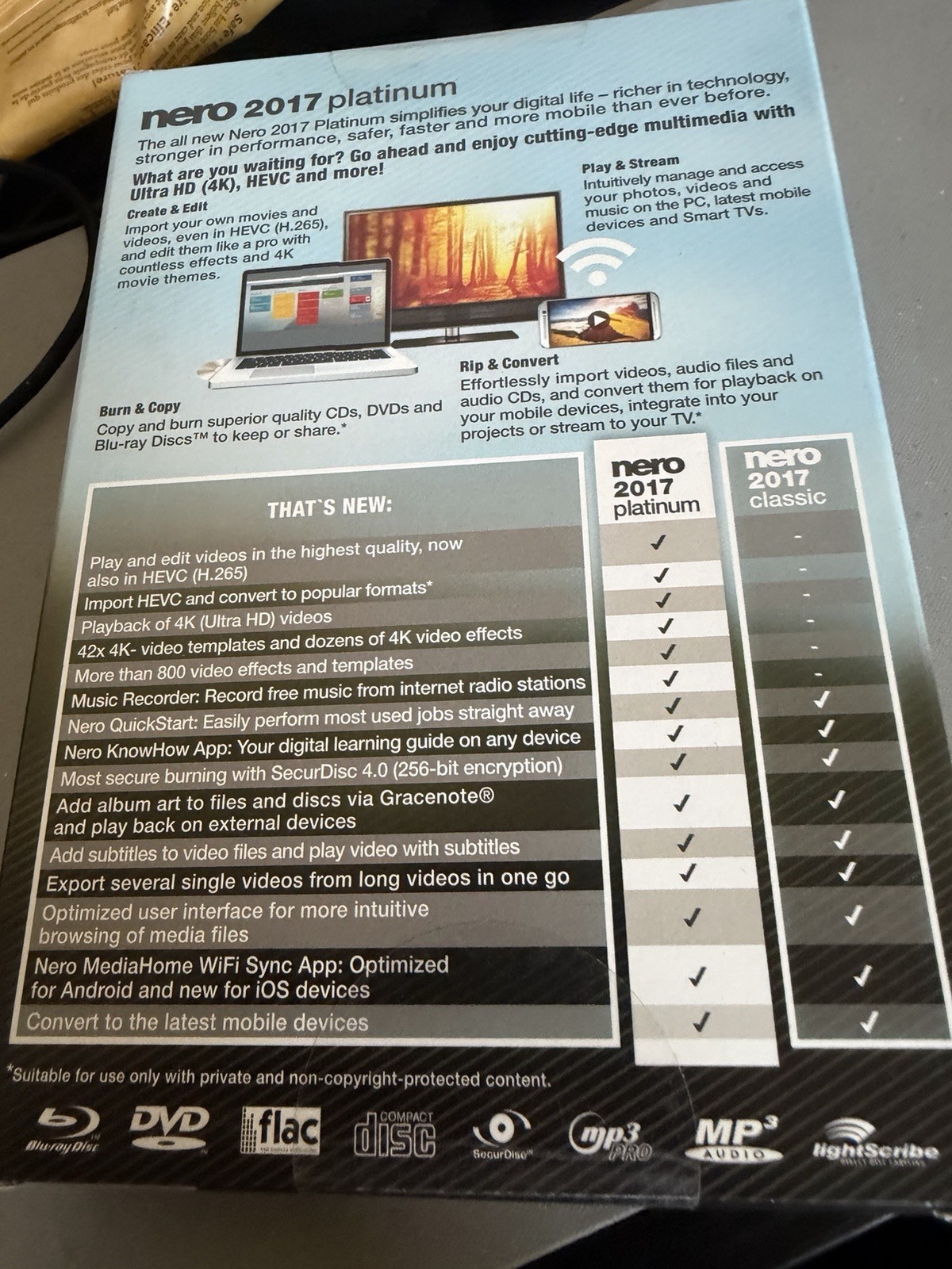 New In Box Unopened Nero Platinum 2017 Software