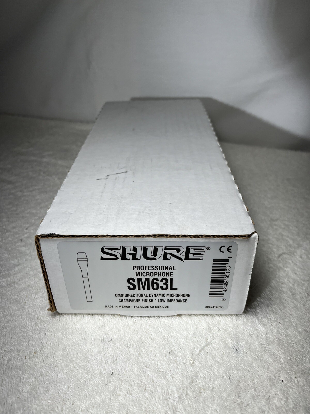 Box and Manual for SHURE SM63L Microphone SM 63 L