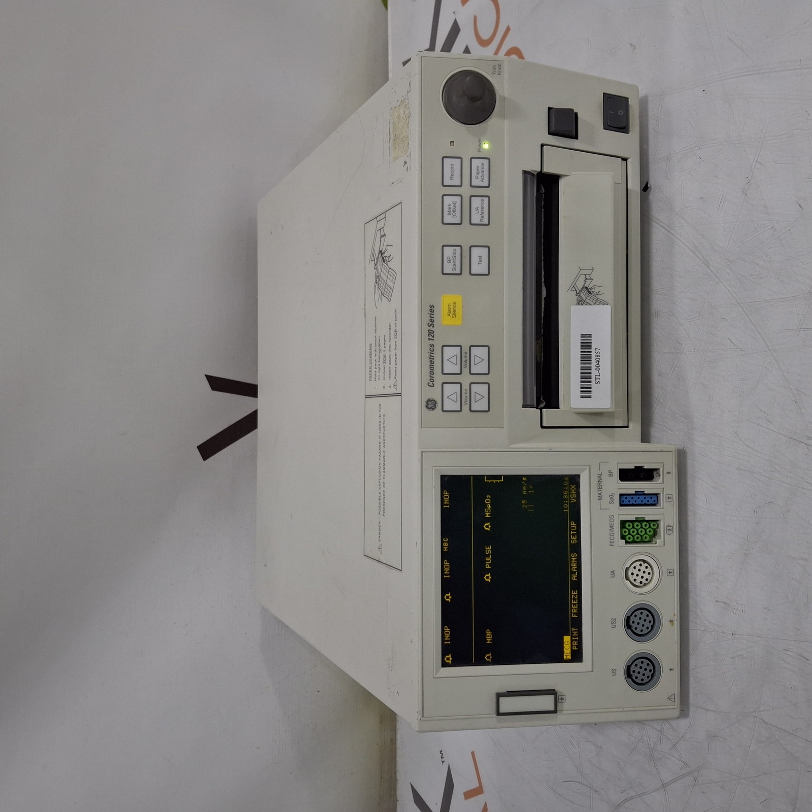 GE Healthcare Corometrics 120 Model 129 Fetal Monitor