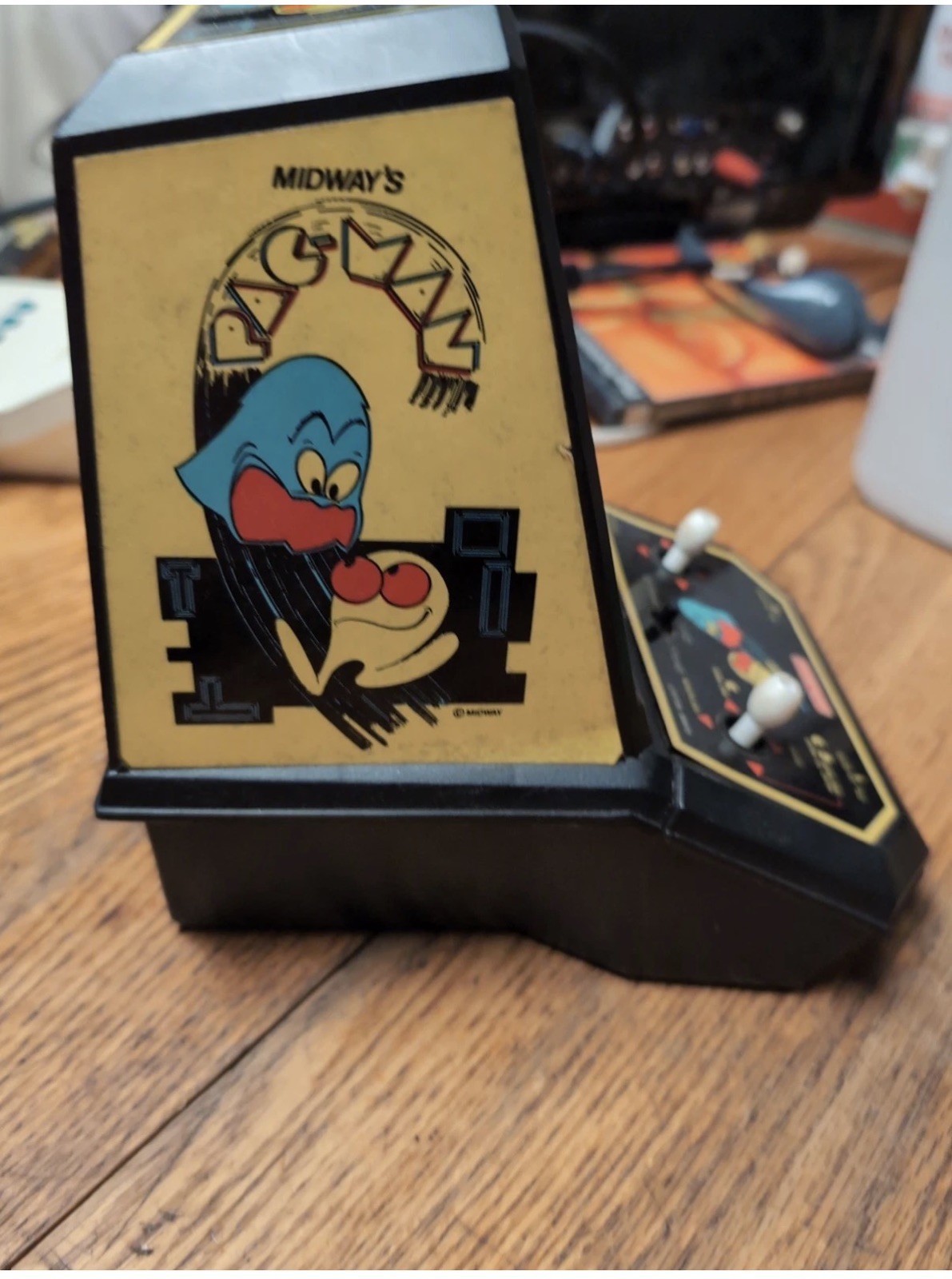 1981 Coleco Vintage Pac-Man Midway Mini Arcade Tabletop Video Game Working