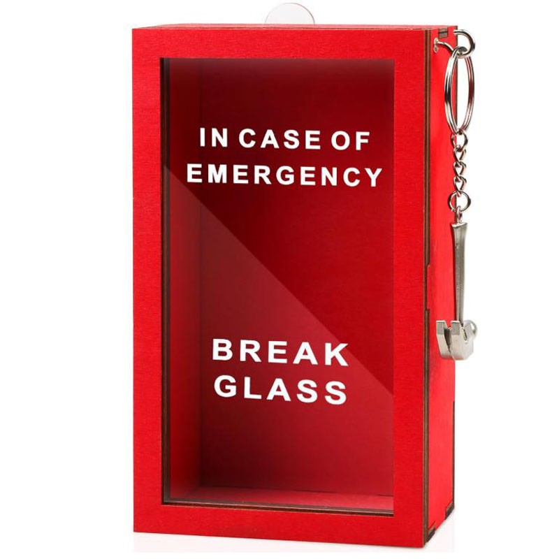 Funny Gift Emergency Box Create Self Defined Idea Jar Break in Case of Box CW