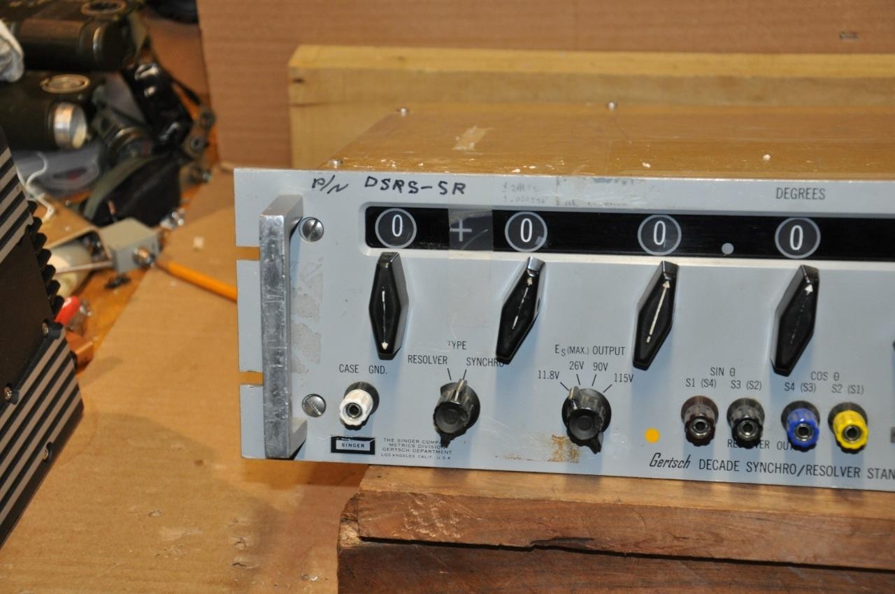 SINGER GERTSCH DSRS-5R Decade Synchro Resolver Standard 400Hz