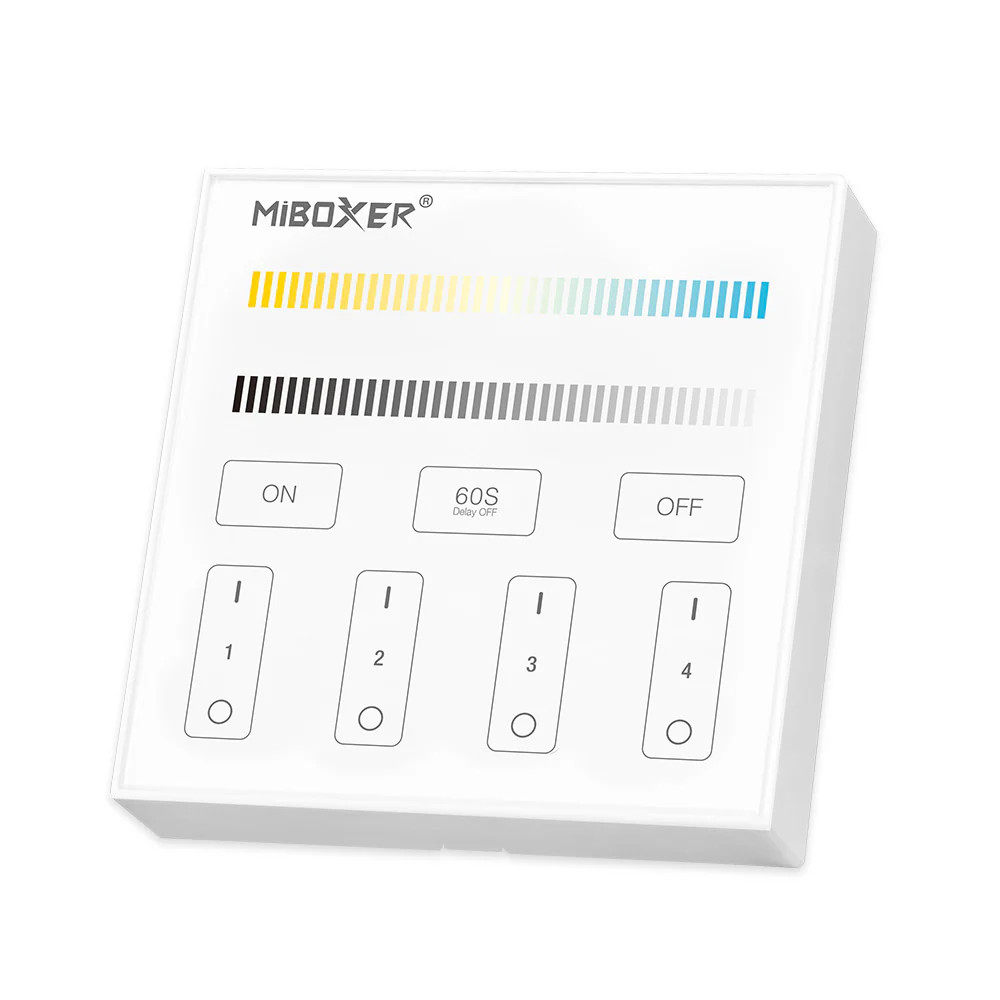 Miboxer B2 - 4-Zone Panel Remote (Color Temperature)