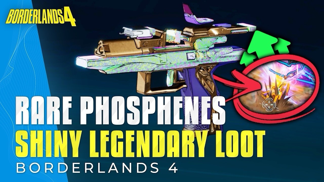 Borderlands 4 ⭐️PHOSPHENE SHINY CAMO ON ANY GUN WORKS ON NEW DLC ⭐️All PLATFORMS