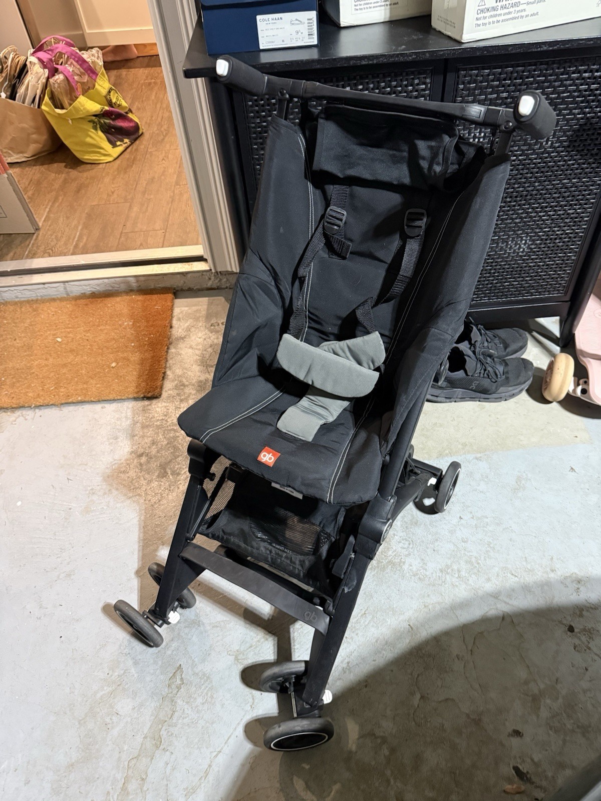 GB Pockit+ Lightweight Folding All Terrain Infant Stroller - Black