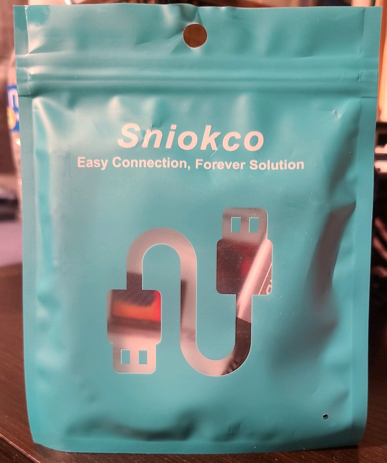 Sniokco USB C to HDMI Adapter, High Speed 4K USBC Cable 0.65ft, Grey