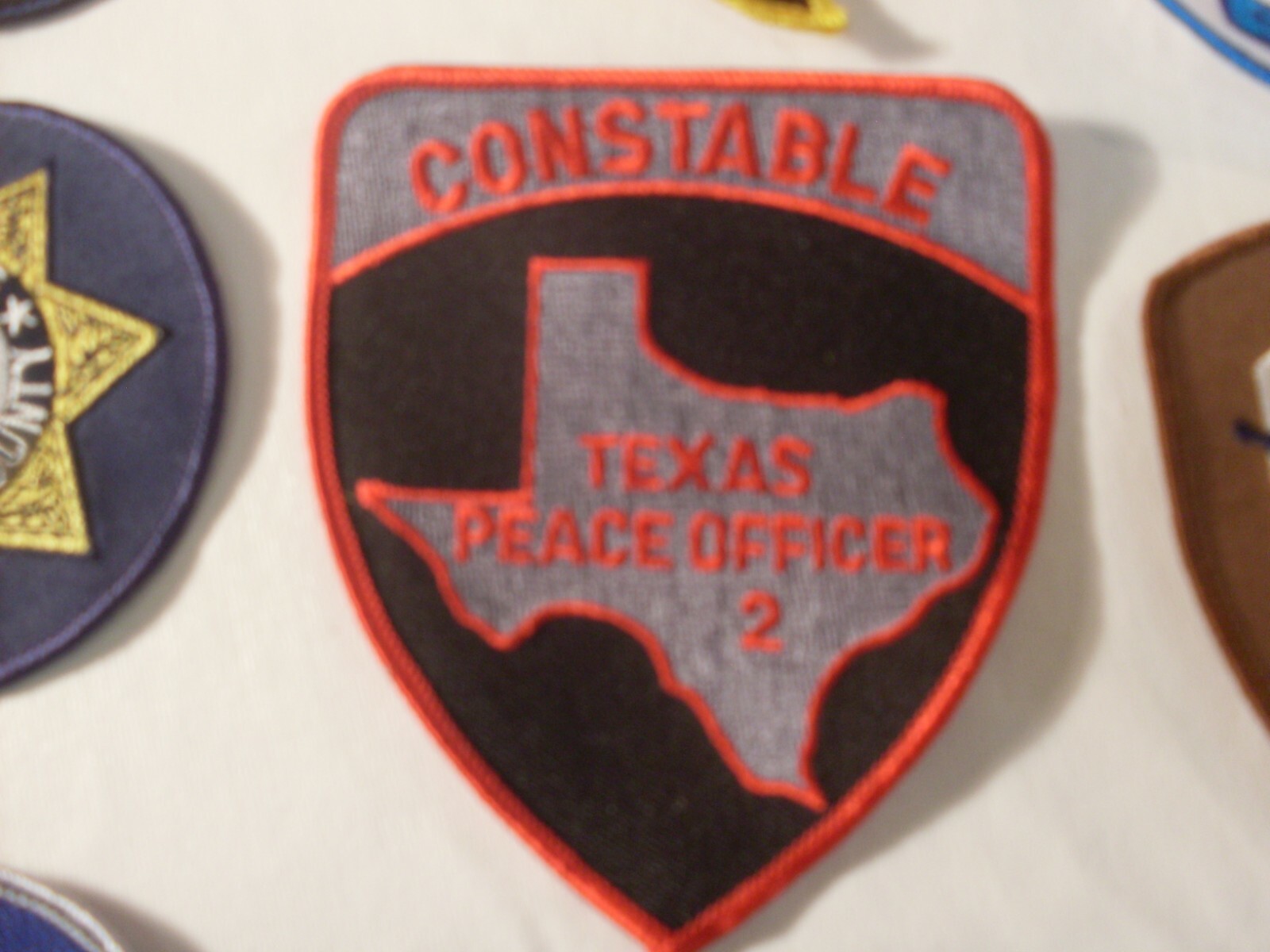 Police Sheriff Security Emblems Patches Embroidered Patch for display only