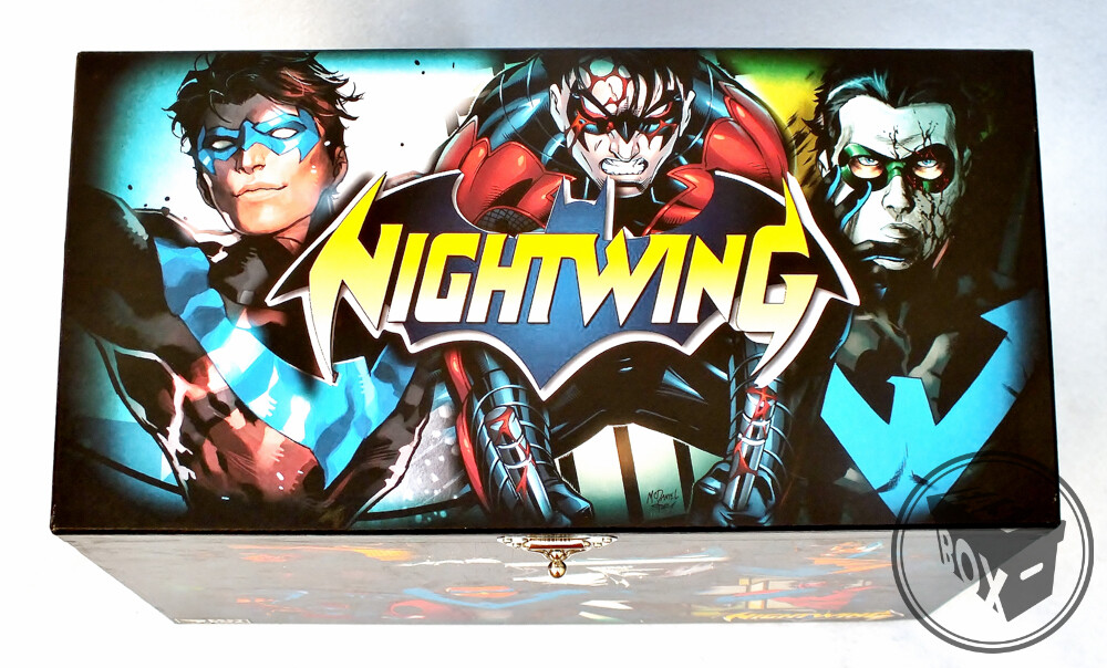Nightwing - Large Comic Book Hard Storage Box Chest MDF