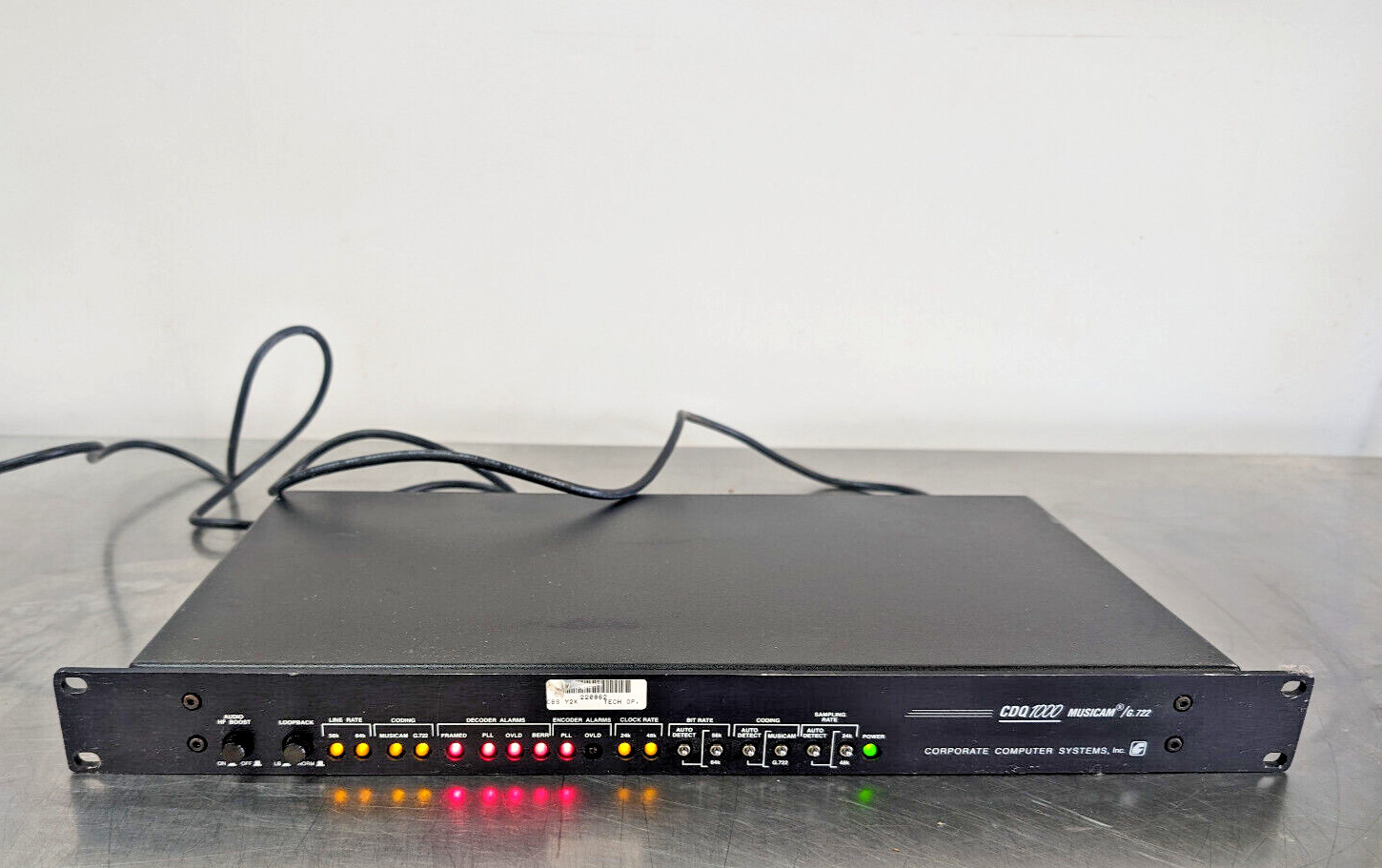Musicam CDQ1000 / G.722 Corporate Computer Systems  Interface Unit