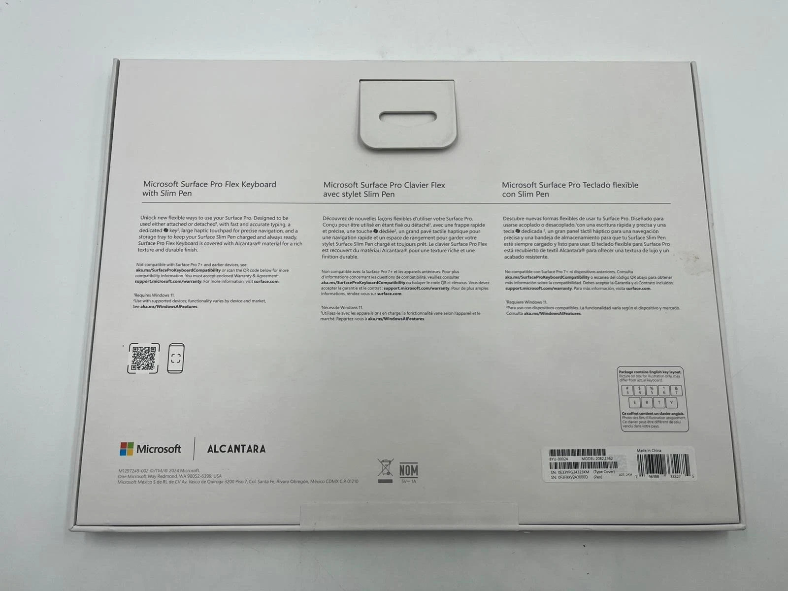 Microsoft Surface Slim Pen (2nd Edition) and Pro Flex Keyboard for Pro Sapphire
