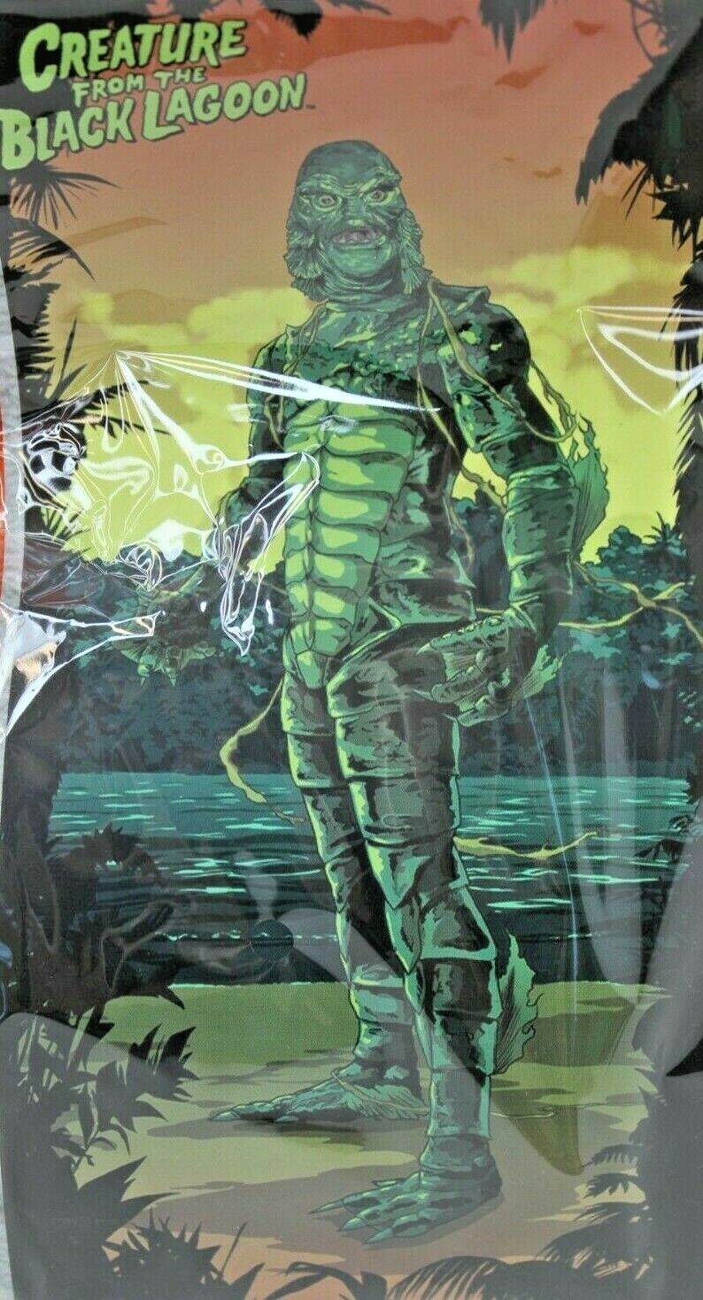 Creature from the Black Lagoon Universal Monsters Beach/Bath Towel 30x60 New