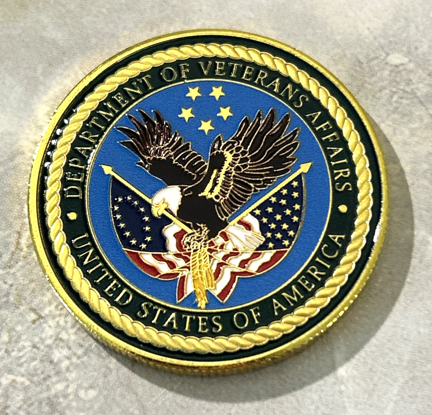 VA U S Department of Veterans Affairs Challenge Coin. New! Fast Shipping