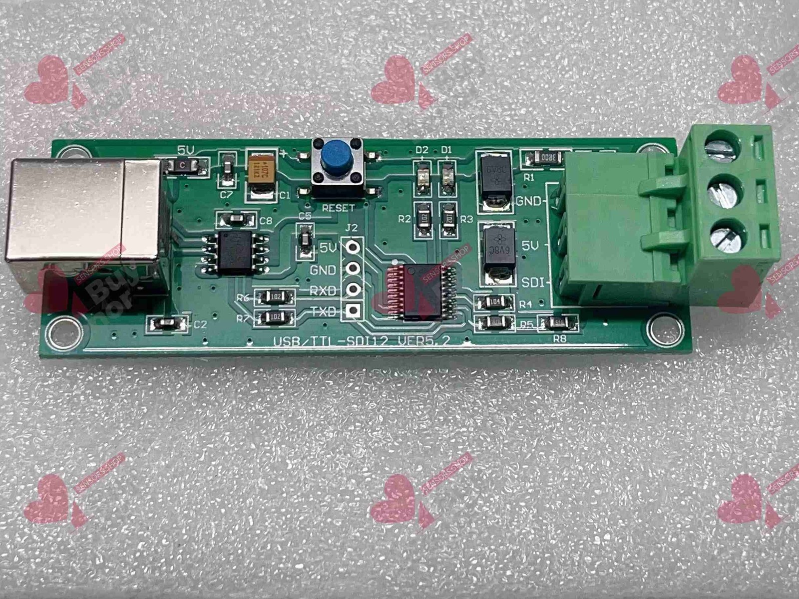 1PCS USB switch protocol catcher debugger converter SDI12 sensor test SDI - 12