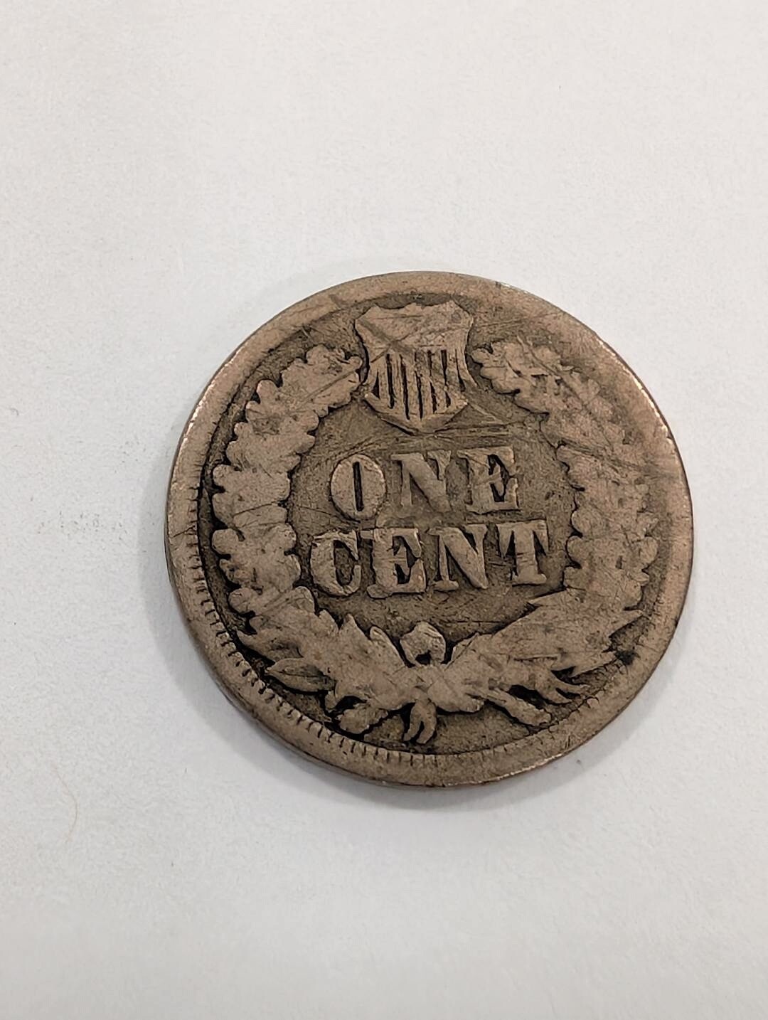 1863 - INDIAN HEAD CENT - C/N - SCRATCHES - B 311