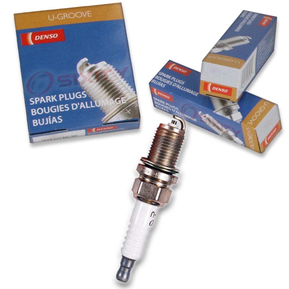 1 pc Denso Standard U-Groove Spark Plug for Polaris Trail Blazer 330 by