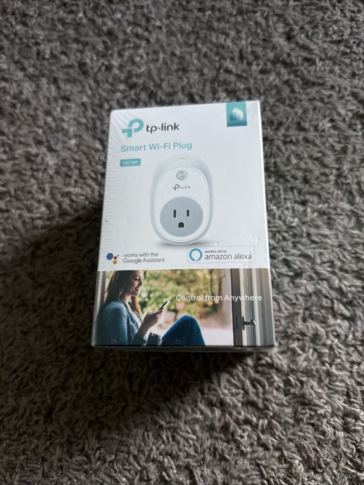 TP-Link HS100 Smart Wi-Fi Plug Kasa Outlet - Alexa & Google Assistant - New Seal