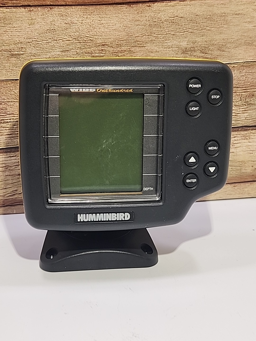 Hummingbird Wide 100 Fish Finder Plastic Depth/Range LCD Display UNTESTED
