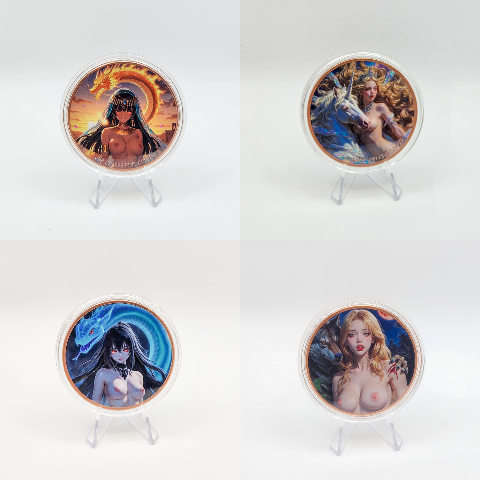 1 oz .999 Copper Pin-Up Art Bar Lot Random Veil & Vice Collectible Limited /50