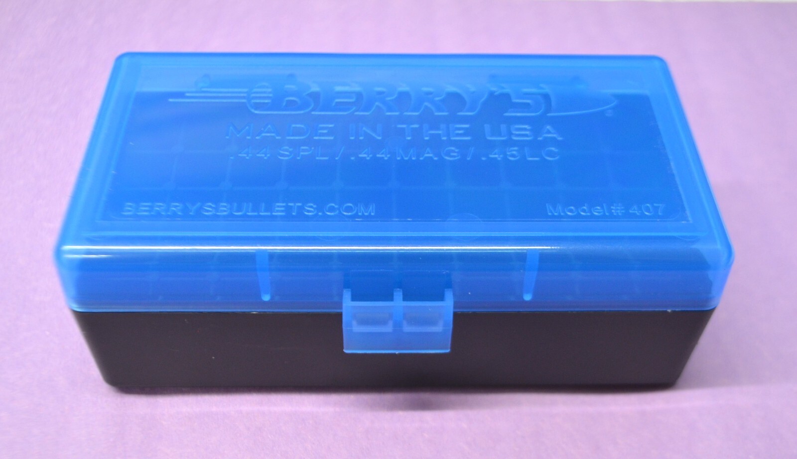 45 LONG COLT AMMO 50 ROUND STORAGE CONTAINER (#407) *BUY 4 GET  1 FREE*