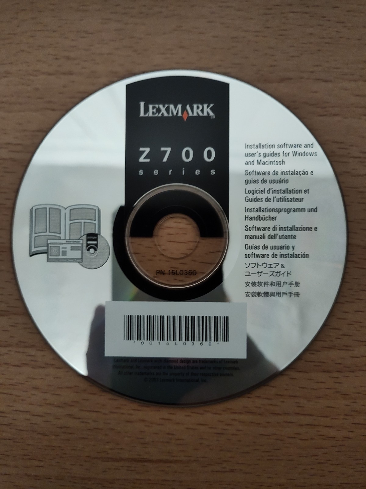 ⭐️⭐️⭐️⭐️⭐️ Lexmark Z700 Series Installation Software Driver CD 15L0360