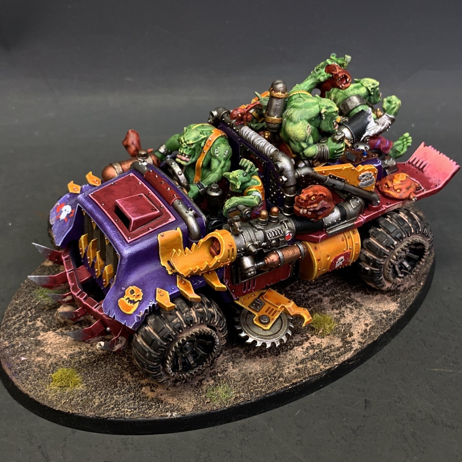 Presale Orks Rukkatrukk Squigbuggy Warhammer40k ProPainted Miniature Commission