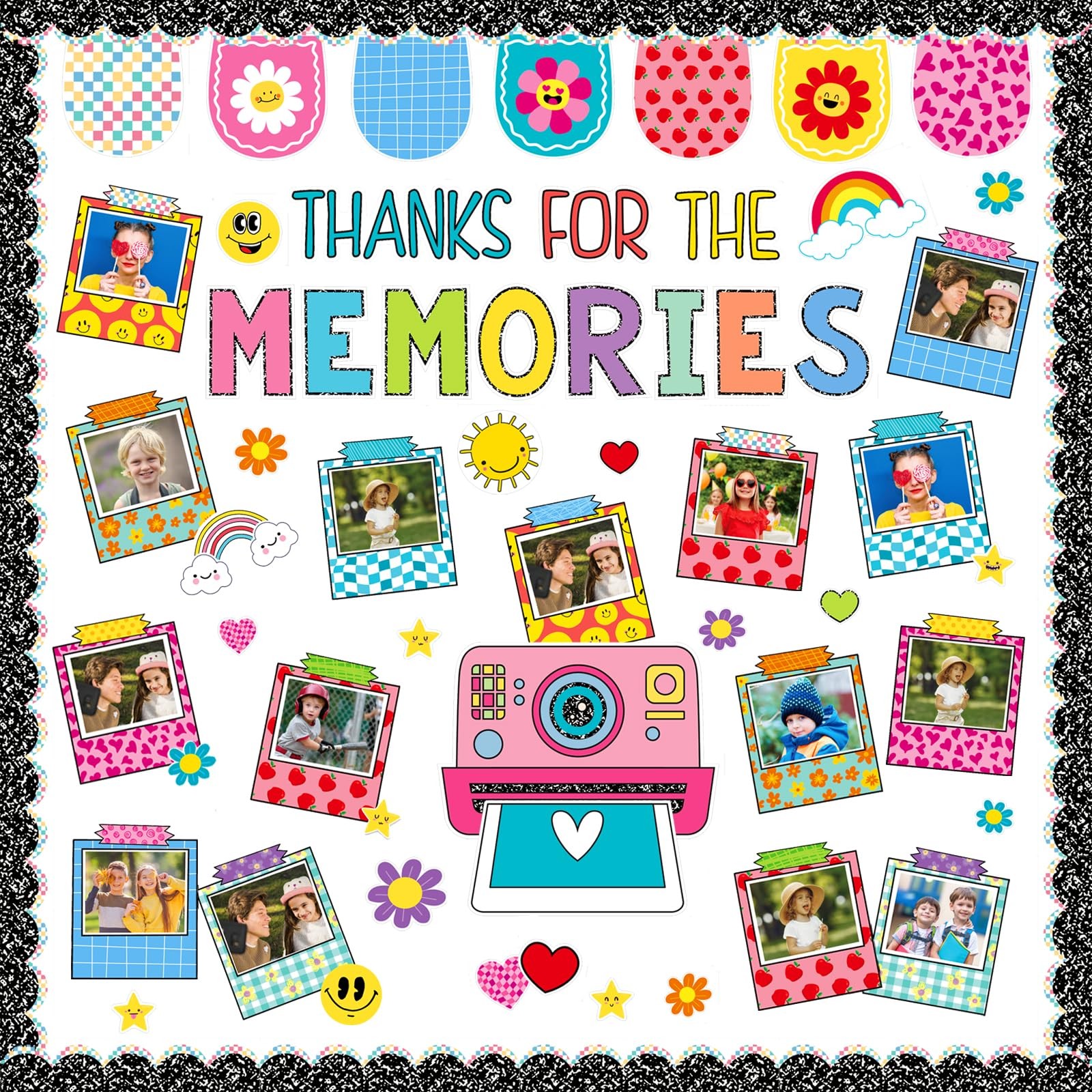 Graduation Bulletin Board Decorations Set Composition Notebook DIY Decor