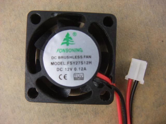 FONSONING 2507 25 x7mm Fan FSY27S12H 12V 0.12A VGA 2Pin 418-001