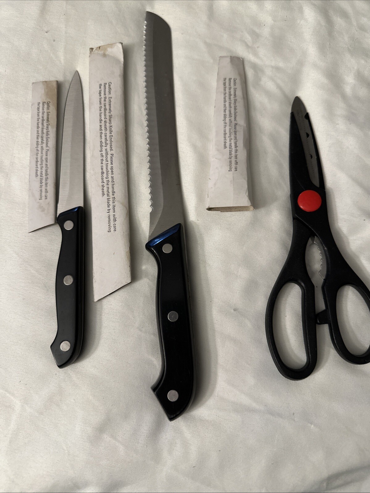 Stainless Steel Kitchen Scissors with Plastic Grips Kitchen Shears FAST SHIP