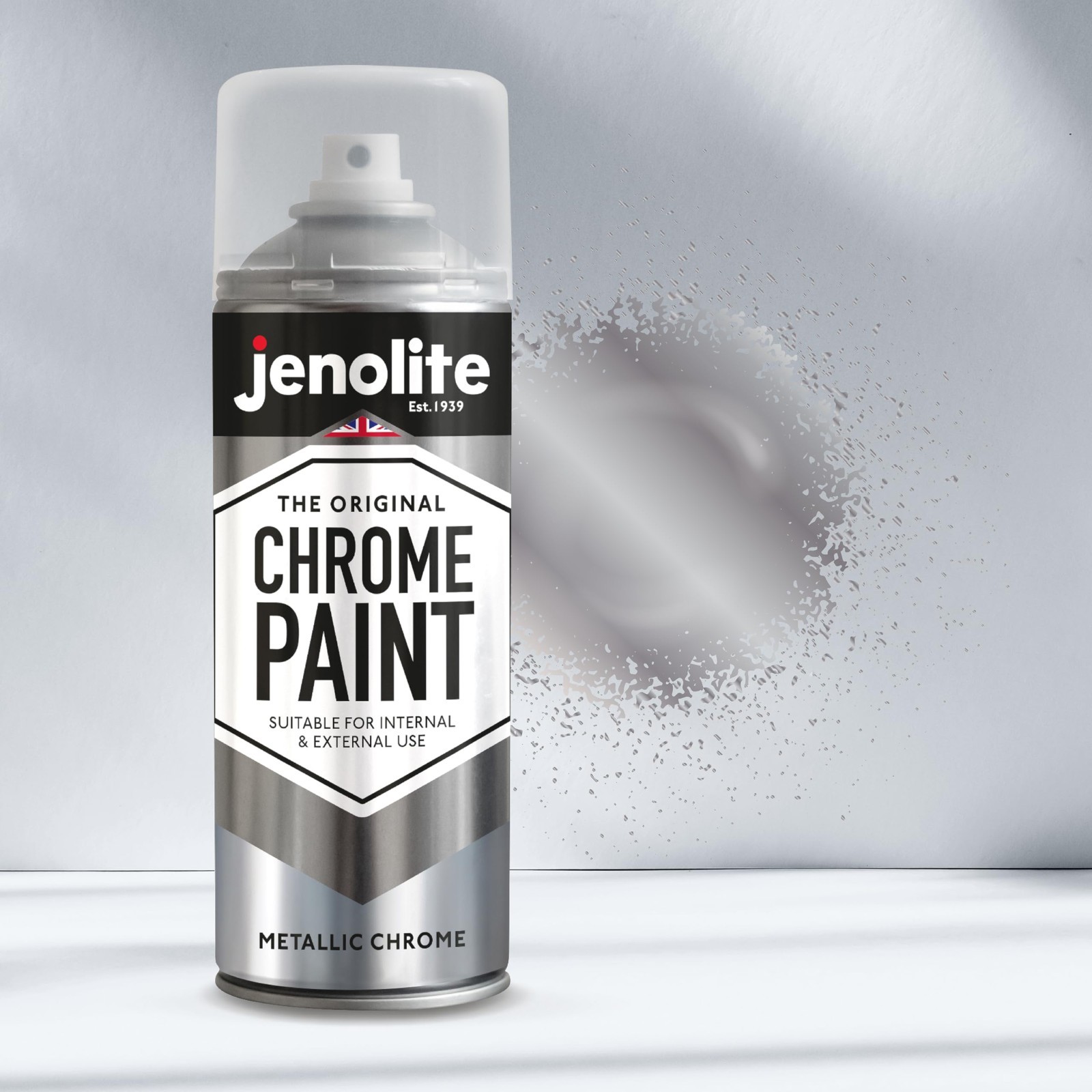Chrome Spray Paint - Smooth Finish for Metal, Plastic & More - Multi-Surface, 3x