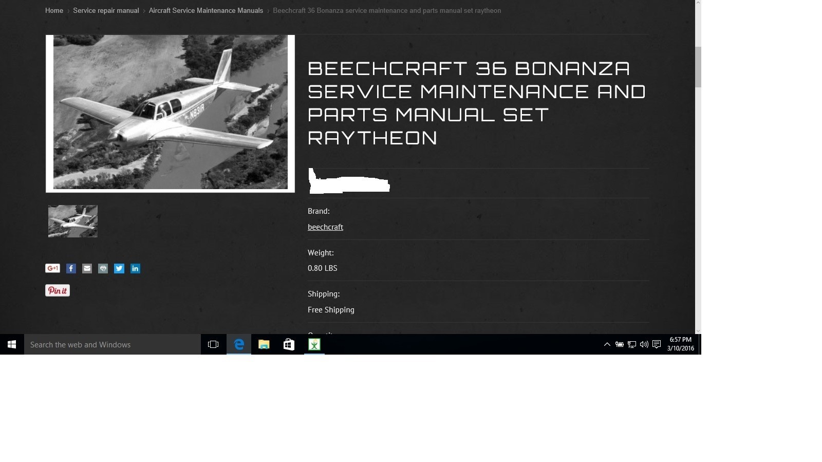 Beechcraft 36 bonanza service maintenance parts library + engine O/H + A/Ds