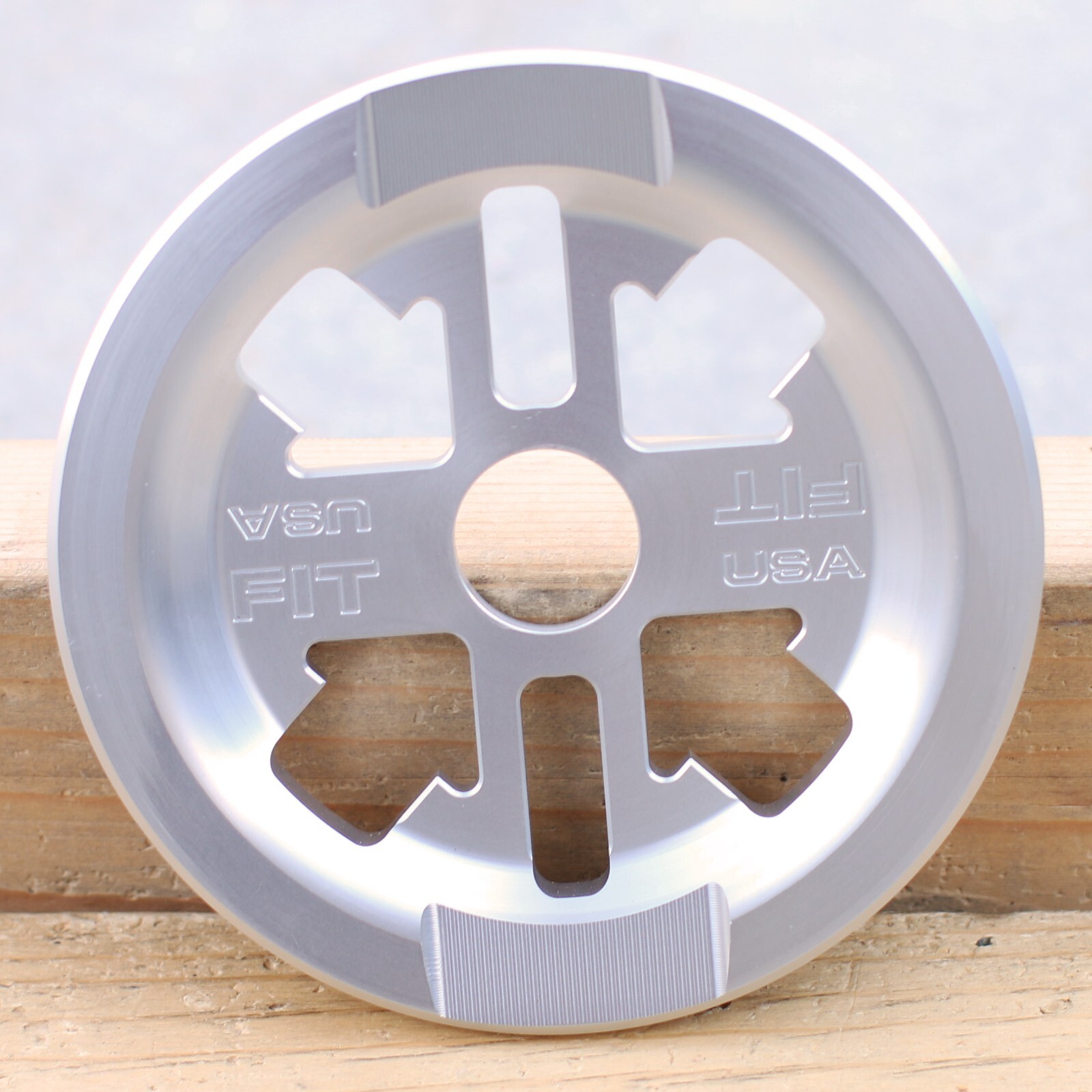 FIT BIKE CO BMX KEY GUARD v2 BICYCLE SPROCKET SILVER MADE IN USA ODYSSEY CULT