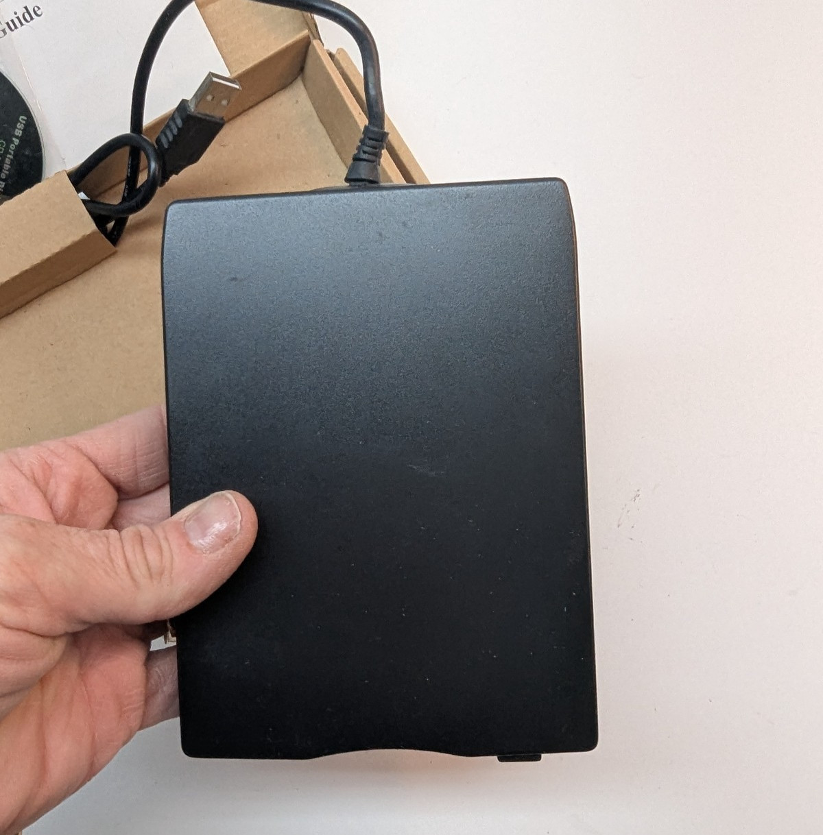USB Portable Diskette Drive 5V 500mA with CD-ROM for Driver V2.0