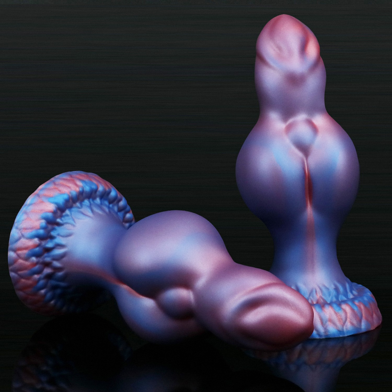 7.3 inch Realistic Monster Dildoes Liquid Silicone Unique Sex Toys for Women