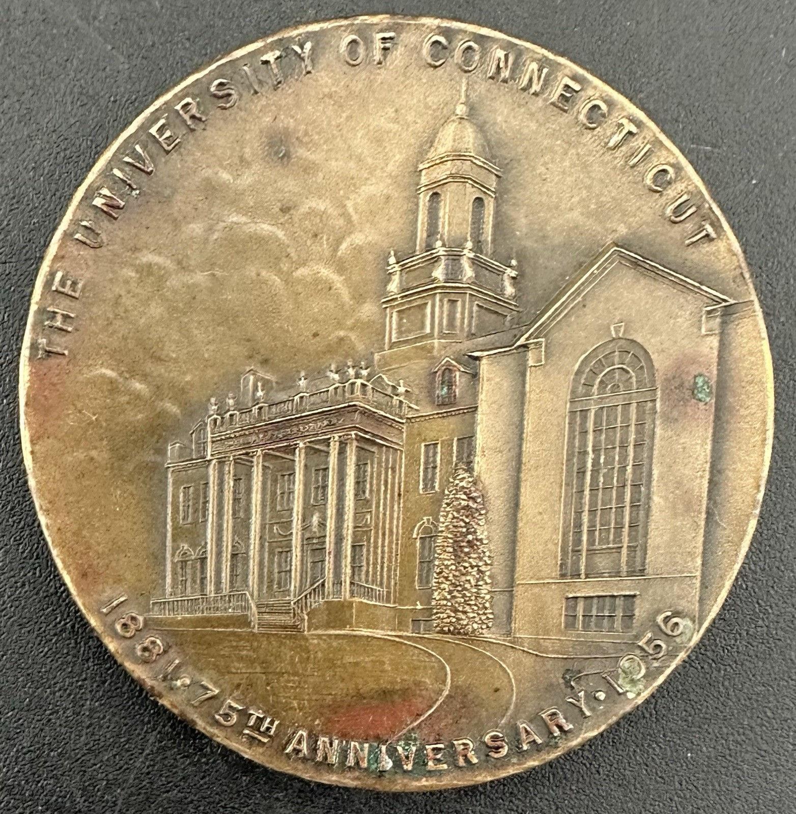 The University of Connecticut 75th Anniversary Commemorative Medal 1881 - 1956