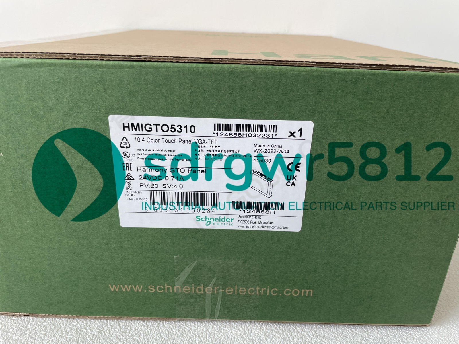 HMIGTO5310 New Schneider HMIGTO5310 10.4" Colour Touch Panel VGA In Box#F