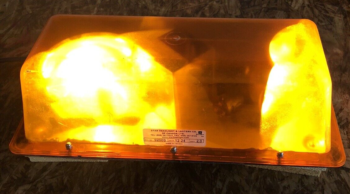 STAR 9200S-AMBER Low Mini Lightbar, Strobe, Amber