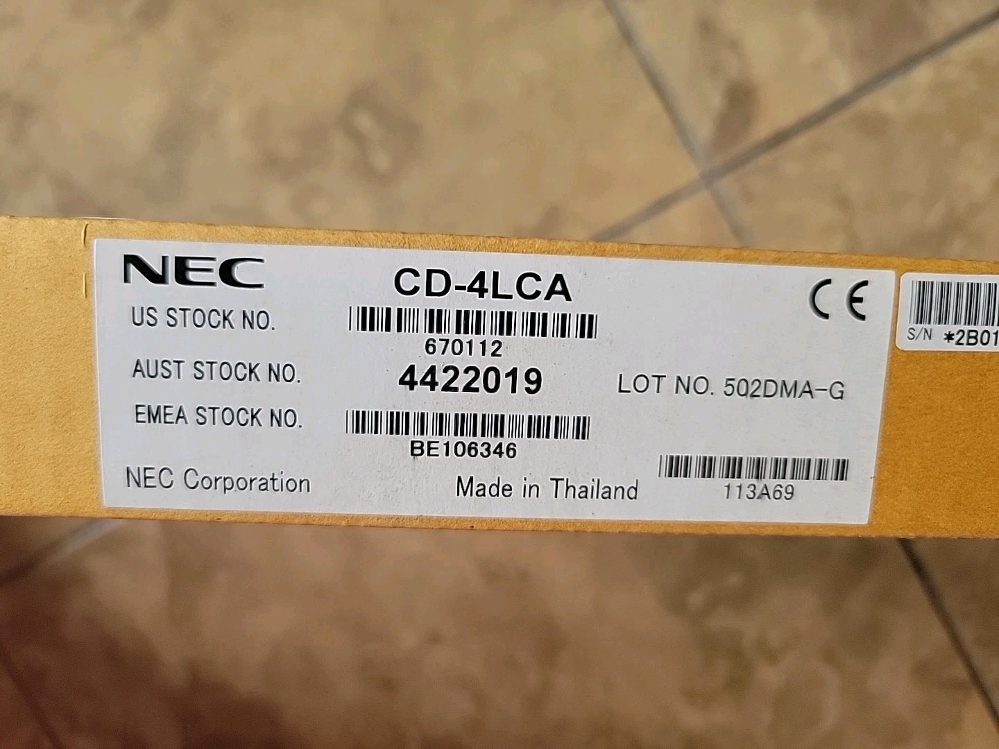 NEC Univerge SV8100 CD-4LCA Single Line Telephone Interface