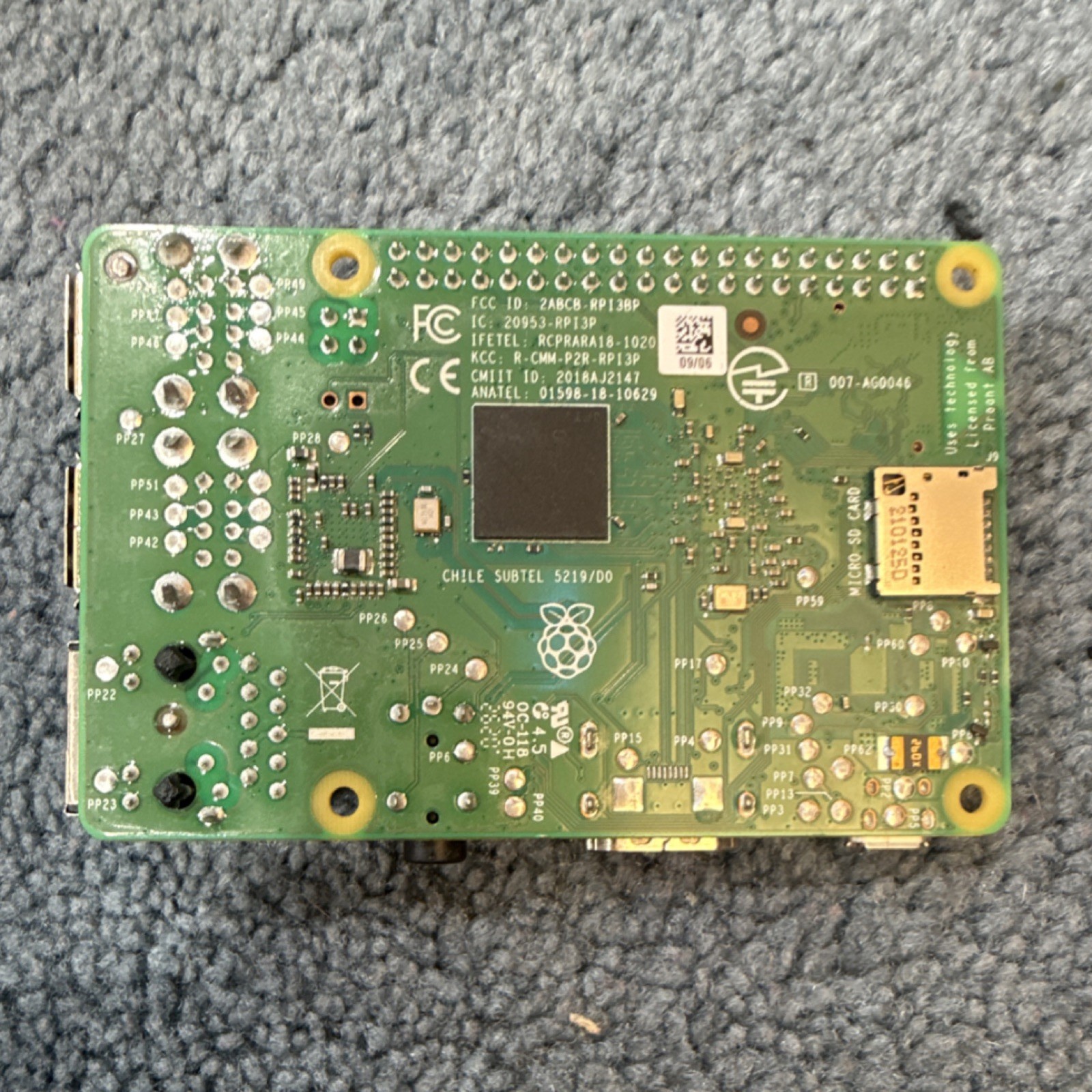 Raspberry Pi 3 Model B+ 1.4GHz 64-bit Quad-Core WiFi Bluetooth