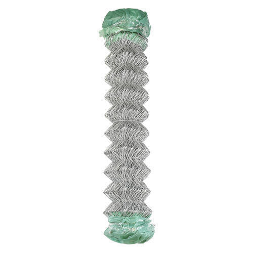 3'6"x50' 12.5 Gauge Compact Knuckle Galvanized Park Home Chain Link Fence Fabric