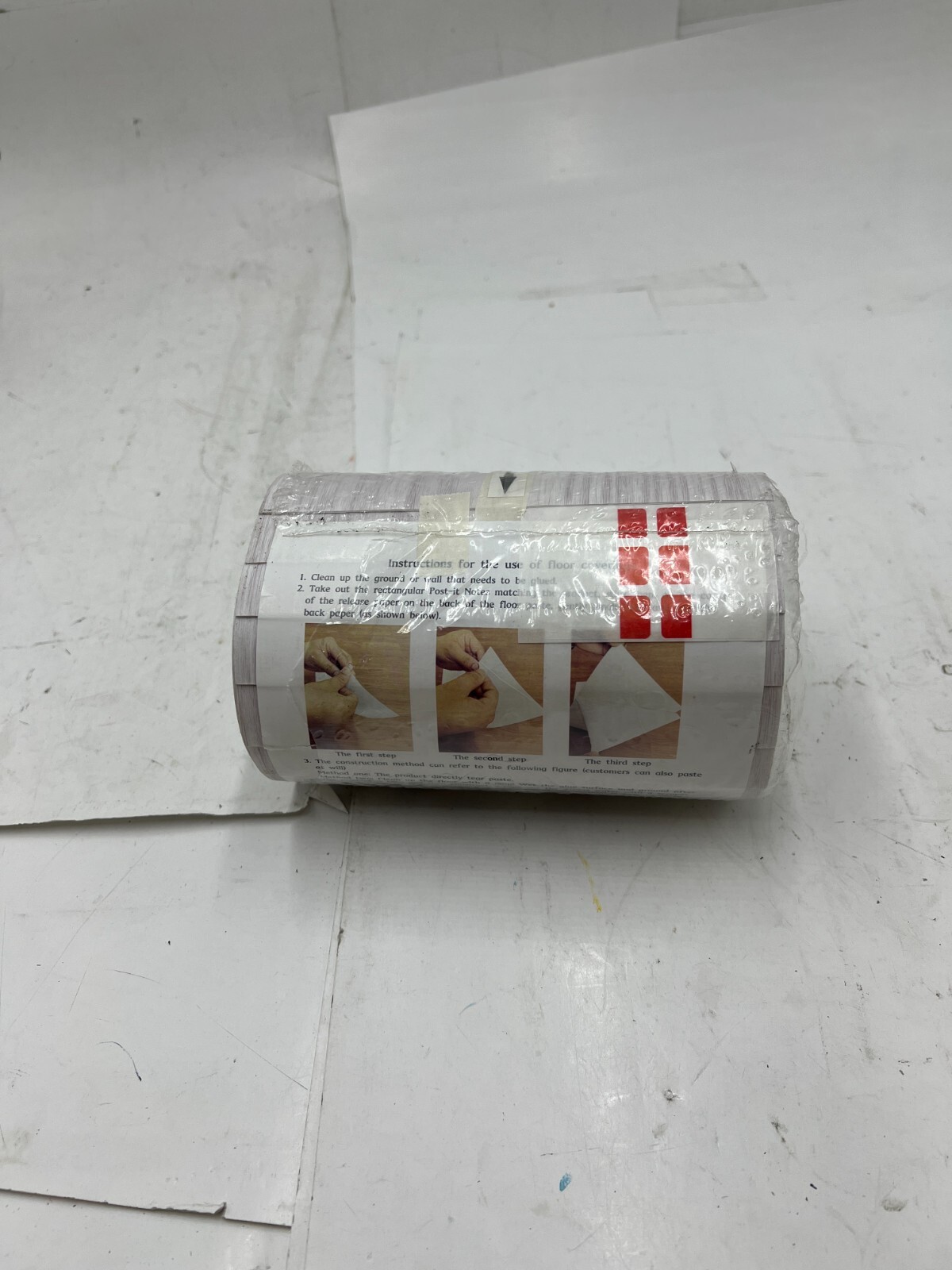 Pack of 10 JZ Home Peel and Stick Floor Tile 6'' x 36'' DW5056, W056 for Room