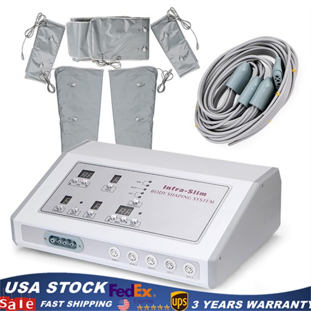 Air Pressure Slimming Suit Pressotherapy Infrared Lymphatic Drainage Machine USA