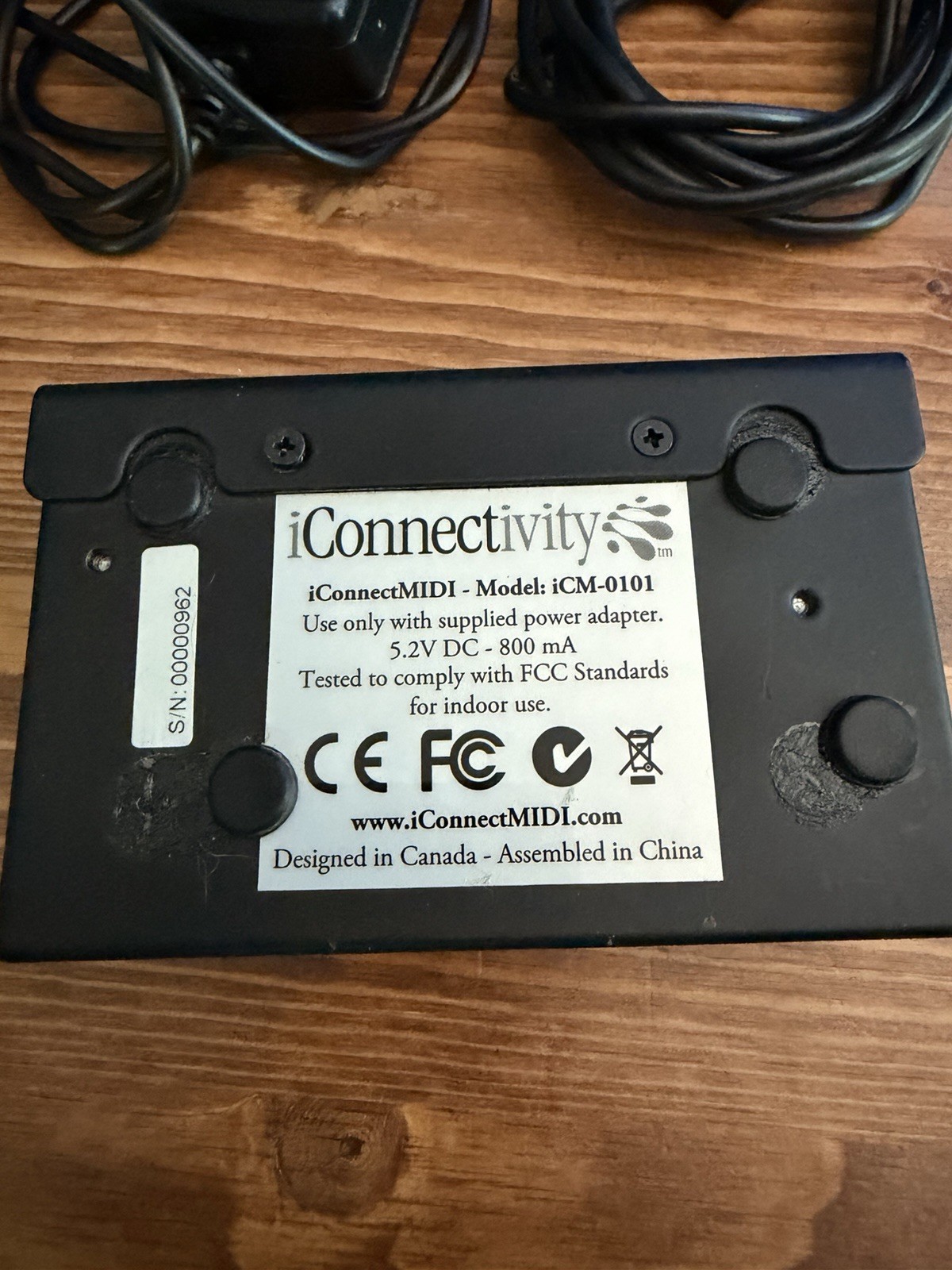 IConnectivity iConnectMIDI iCM-0101 iPad MIDI Interface