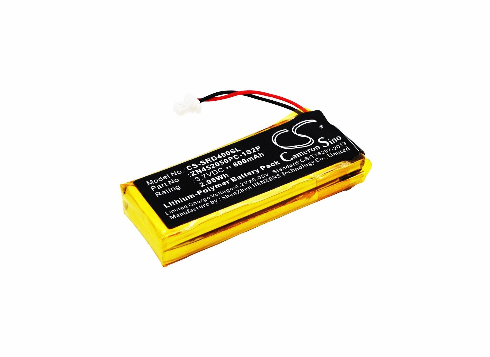 800mAh Battery For Cardo Scala Rider G4;G9;G9x;Schuberth C3;BAT00002;WW452050-2P