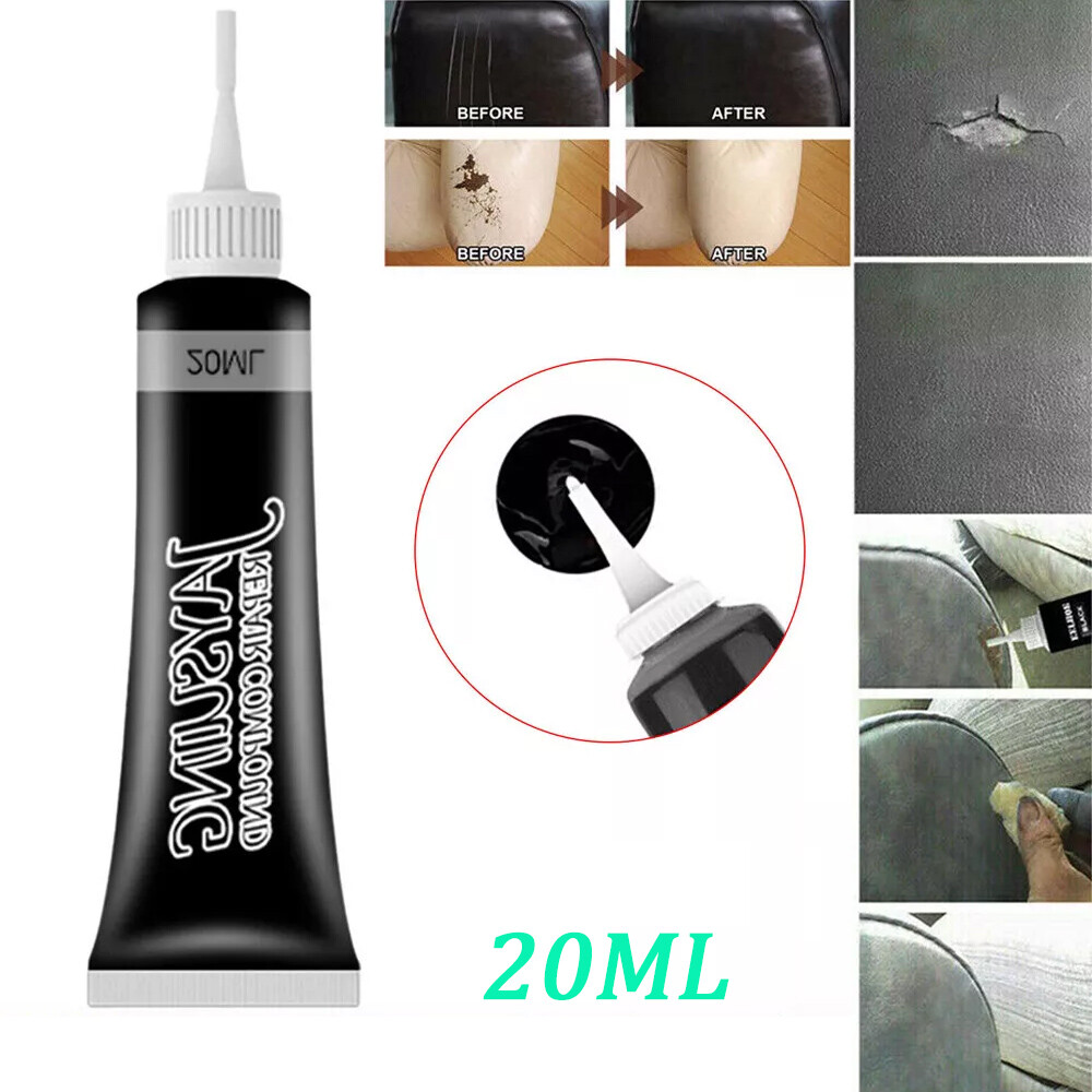 1PC *20ml Advanced Leather Repair Kit Filler Vinyl DIY Car Seat Patch Rip Holes