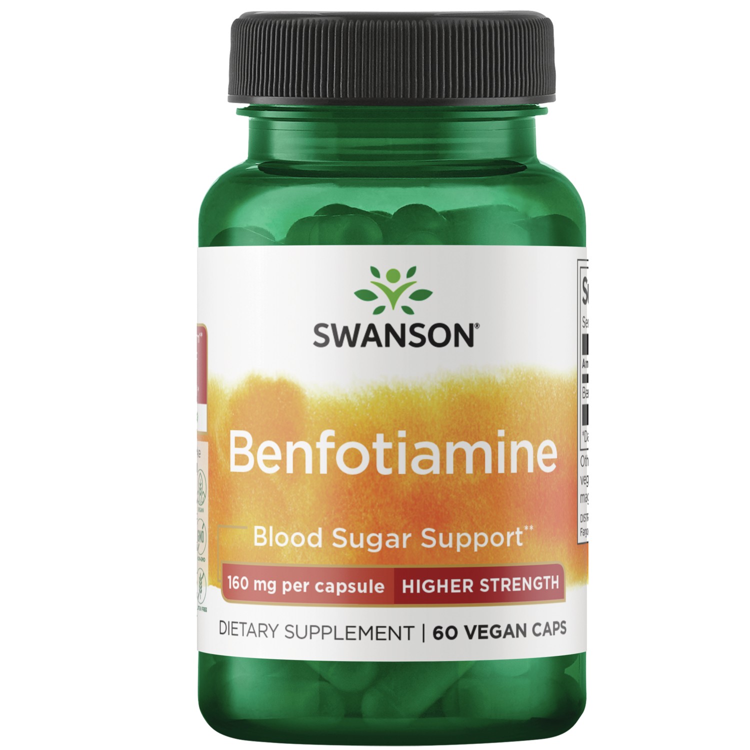 Swanson Benfotiamine - High Potency 160 mg 60 Capsules
