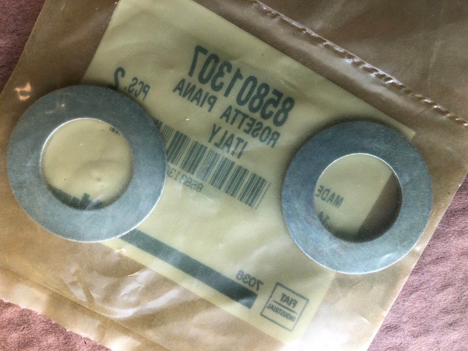 Genuine 85801307 Case New Holland WASHER  - Rosetta Piana - Pack of 2 per order