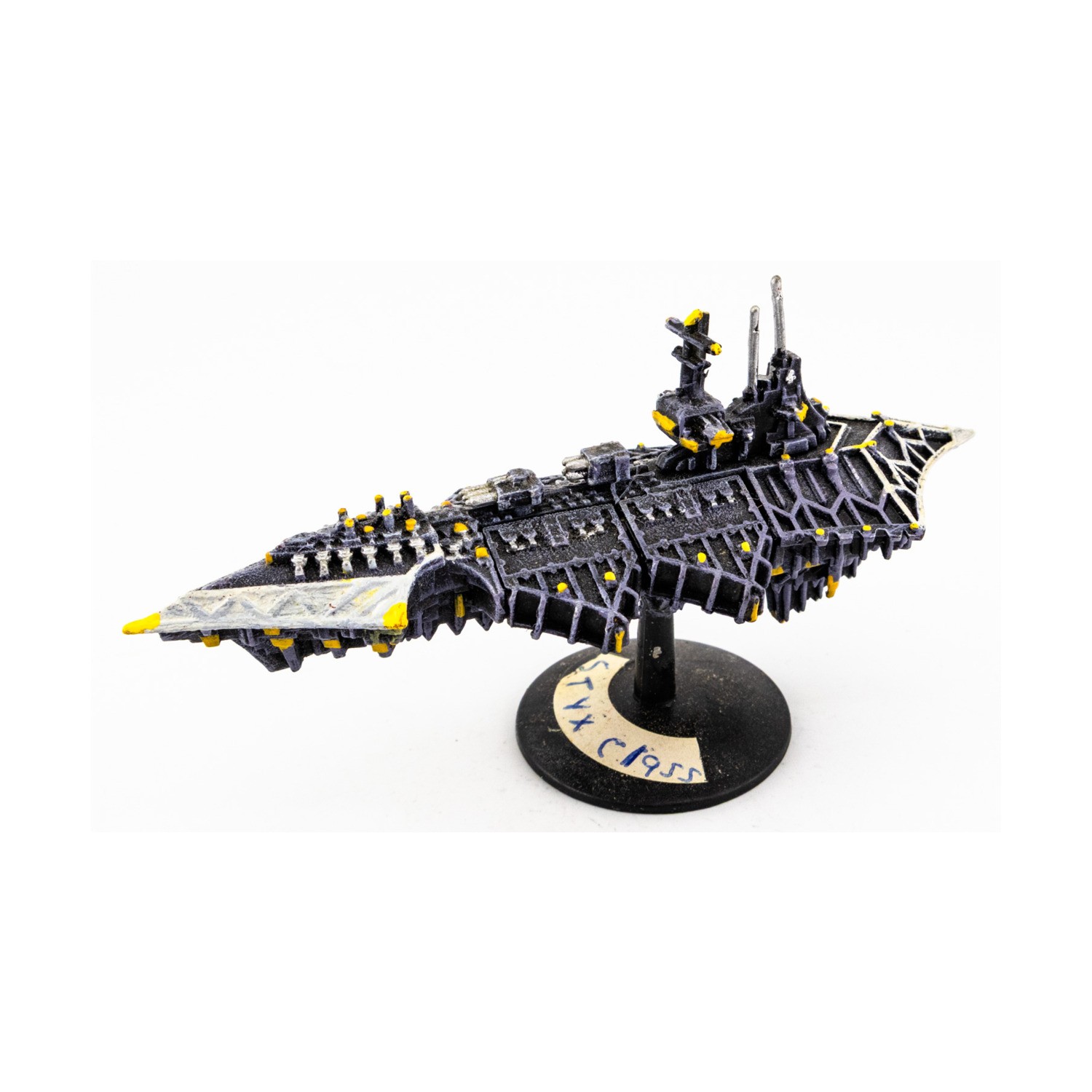GW Battlefleet Gothic Chaos Loose Mini Styx Class Heavy Cruiser #11 NM